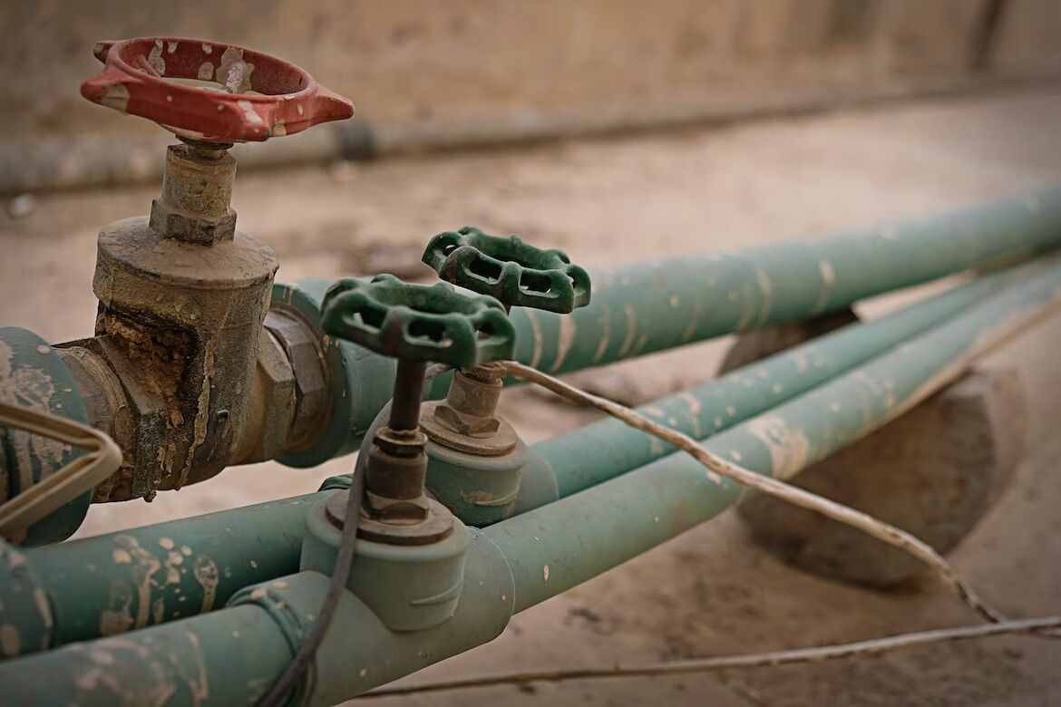 A pic of Where the Main Valve is to Shut off the Water